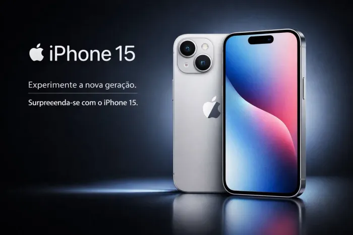 Apple iPhone 15 128GB Preto 6,1" 48MP iOS 5G