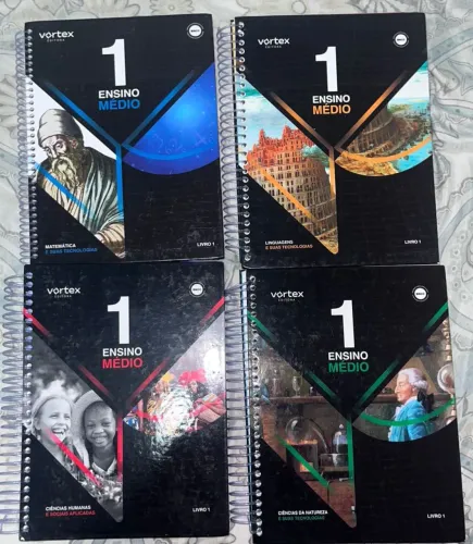 Kit completo Primeiro ano ensino médio - Coleção editora VORTEX