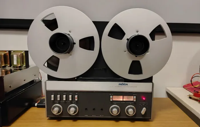 Gravador De Rolo Revox A77 Caps Novos Impecável + Microfone