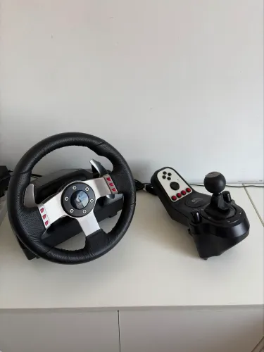 OPORTUNIDADE VOLANTE + MARCHA + PEDAIS LOGITECH CONSERVADÍSSIMO