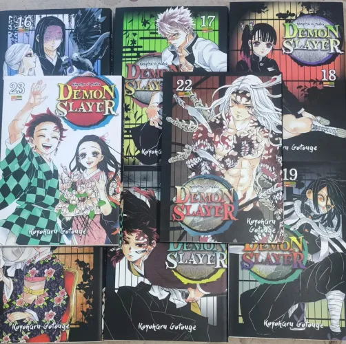 Demon Slayer volumes 16 ao 23