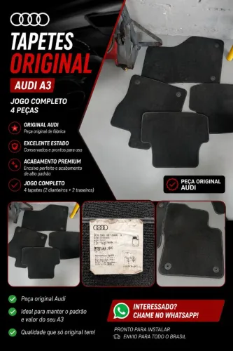 KIT TAPETE AUDI A3 2013+ ORIGINAL