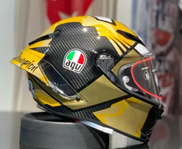 Capacete AGV Pista GP R Joan Mir World Champion 2020 (Novo)