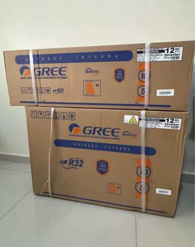 PROMOÇÃO - CENTRAL DE AR GREE, DE 12.000 BTUS, INVERTER + INSTALAÇÃO+ MATERIAL