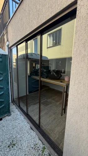 Porta blindex 4 folhas