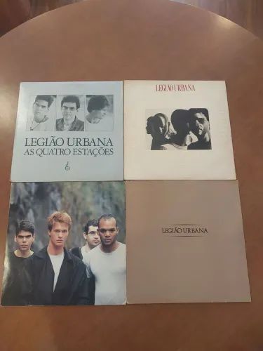 Lote Lps Legião Urbana 4 discos em excelente estado
