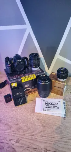 Nikon d3200 + lentes