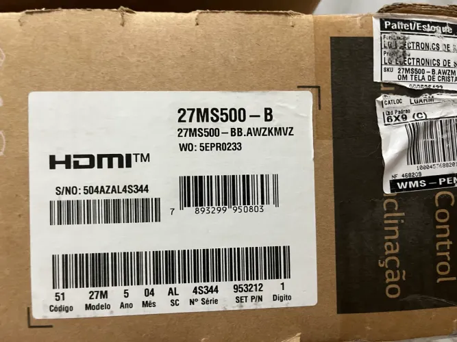 MONITOR LG 27 HDMI NOVO NA CAIXA !! OPORTUNIDADE