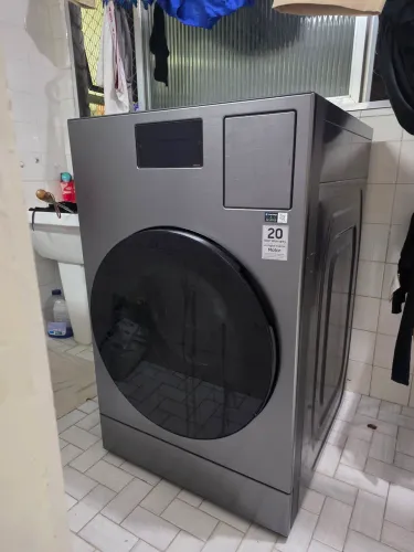 Lava e Seca Samsung Bespoke AI Laundry 20kg | Inox 127V | Nova!