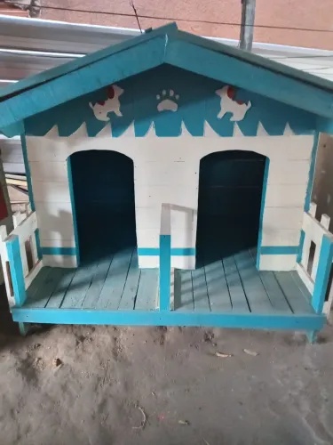 Casa dupla pra cachorros