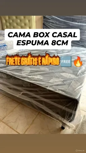 Cama box casal - Super oferta