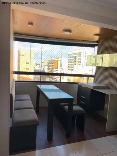 Apartamento para Locação em Maceió, Jatiúca, 3 dormitórios, 3 suítes, 4 banheiros, 2 vagas