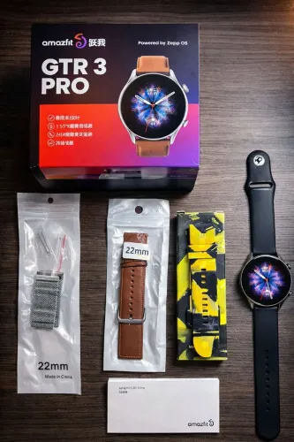 Amazfit GTR 3 Pro - *POUCO USADO*+ Pulseiras RARA HAN MELIN,3 Extras