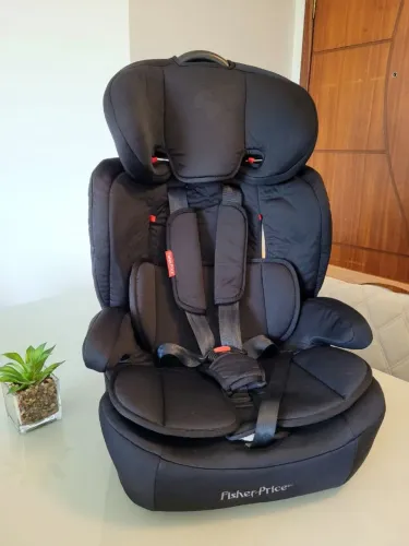 Cadeira para Auto Safemax Fix Fisher Price De 9 à 36kgs preto