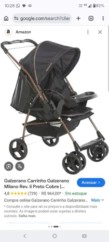 Carrinho de bebê Galzerano