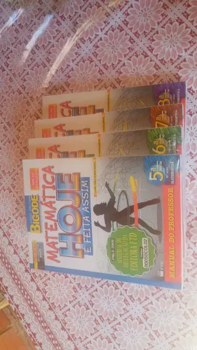 Coleção Matemática Ensino Fundamental. Livros usados, mas em excelente estado!