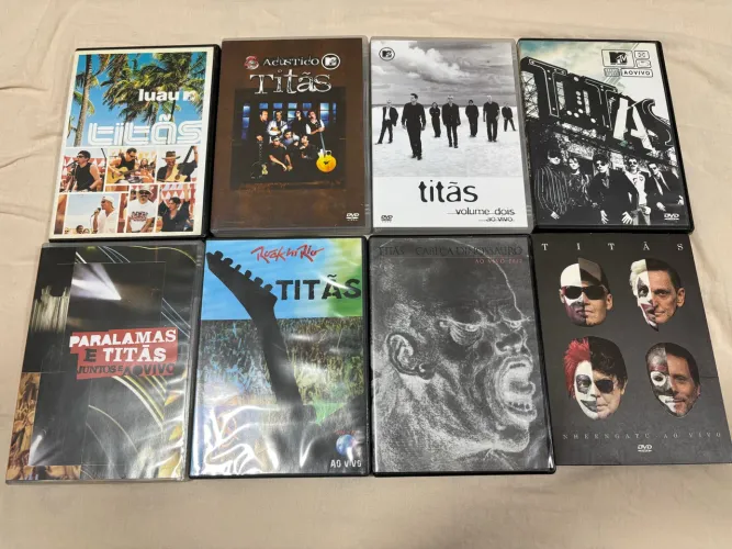 Titãs - 8 DVDs