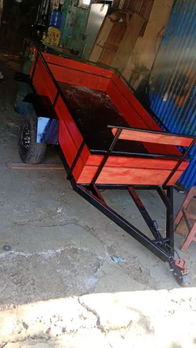 PROMOÇÃO CARRETINHA REBOQUE 1,20X2,0 c/FEIXE DE MOLA CAPACIDADE 400 KILOS