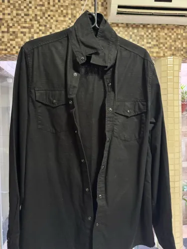 Camisa masculina manga longa combotões