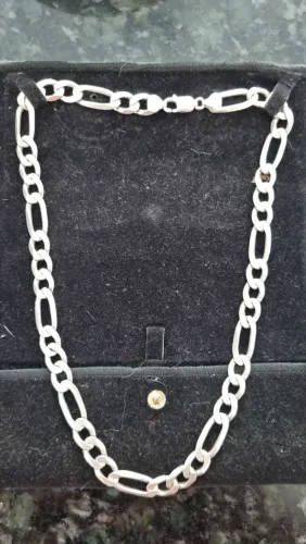 Corrente Prata 925, modelo Fígaro