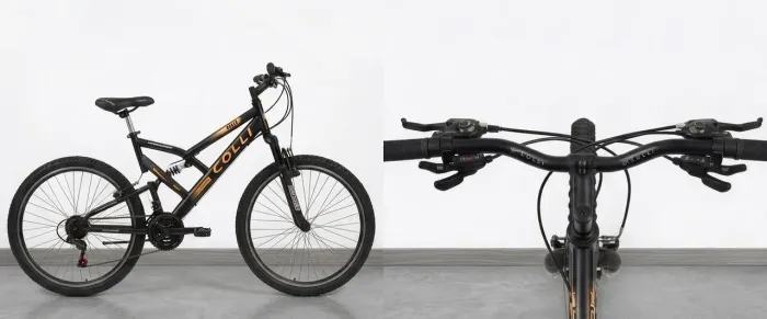 OPORTUNIDADE! Bike Colli Suspensão Dupla - Impecável!