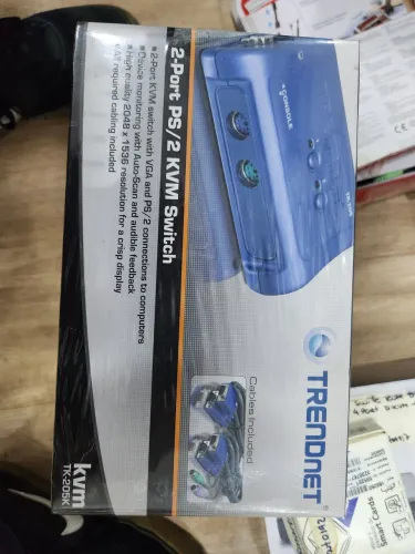 Switch duas portas PS2 KVM