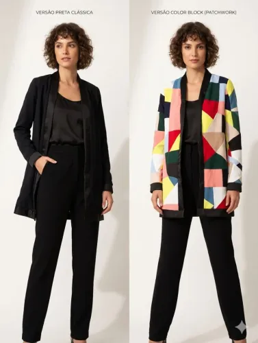 Blazer feminino dupla face tamanho 42 