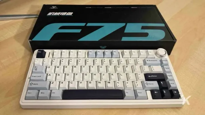 Teclado Mecânico Aula F75 Sem fio 2.4g, Cabo e Bluetooth - RGB - Entregamos