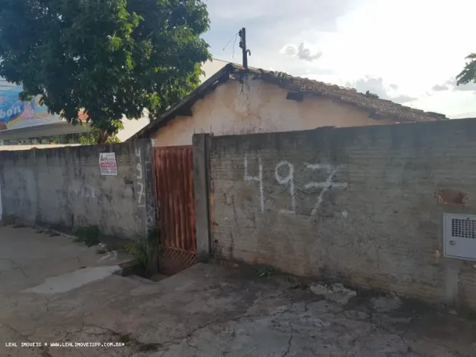 Casa para Venda em Presidente Prudente, BANDEIRANTES, 2 dormitórios, 1 banheiro, 1 vaga