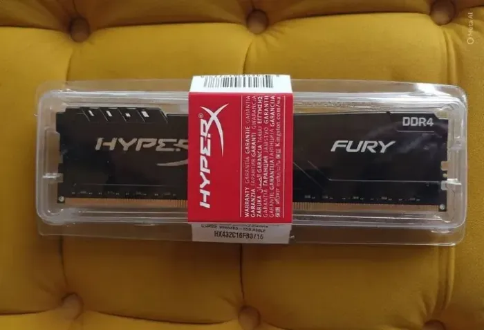 Memória RAM Kingston Fury HyperX 16GB 3200Mhz