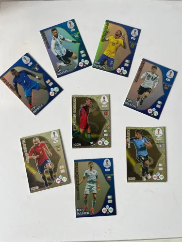 Coleção Copa 2018 Adrenalyn XL Quase Completa + Limited Editions + Icon + Fan?s Favorite 