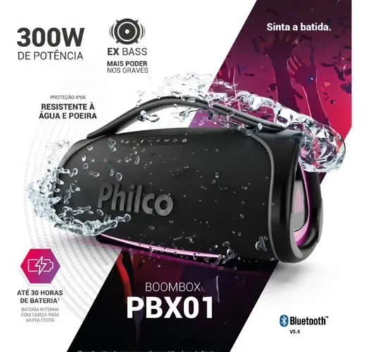 BOMBOX LANÇAMENTO PHILCO 300w