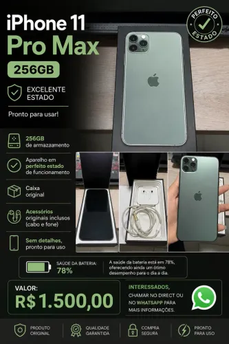 iPhone 11 Pro Max 256 gb