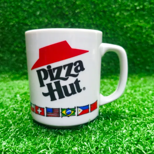 caneca pizza Hut antiga 90
