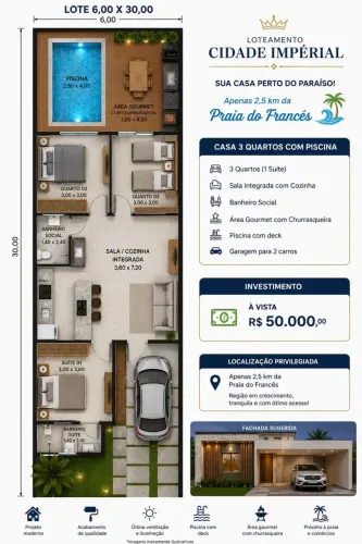 vendo terreno no loteamento cidade imperial