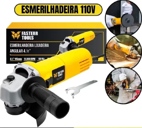 OFERTA Esmerilhadeira Lixadeira 820W - Pronta Entrega
