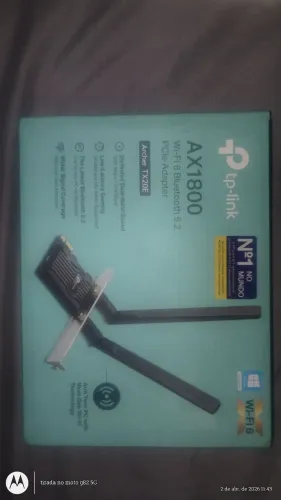 Archer T20u AX1800 2.4mhz e 5mhz , usado como novo , possui cd de instalação.