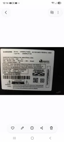 Tv pra retirada de peças UN55RU7100G