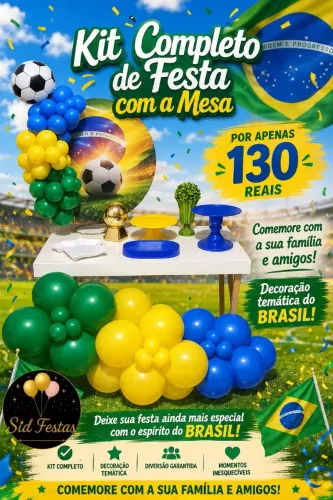 Decoração pra copa do mundo