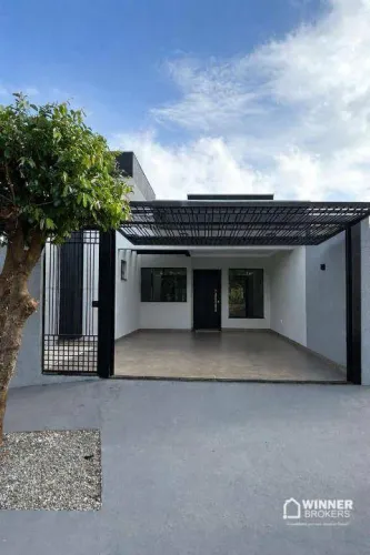 Casa com 3 dormitórios à venda, 101 m² por R$ 555.000,00 - Parque das Grevíleas - Maringá/