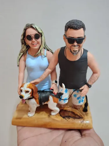 Caricaturas humanizadas em biscuit- personalizadas 