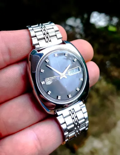 Relógio Seiko 5 Vintage Automático (Ref. 6119-7083) - Anos 70 Totalmente Revisado