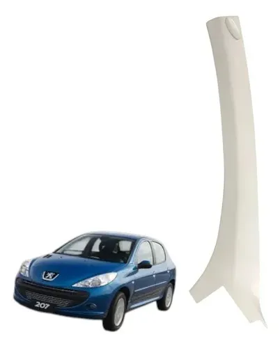 Acabamento Dianteiro Coluna Esquerda Peugeot 207 2011 2012