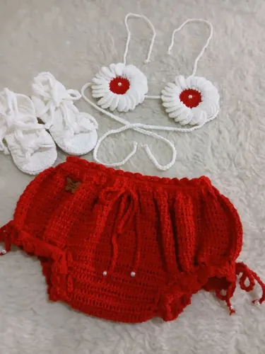 Roupa de crochê bebê