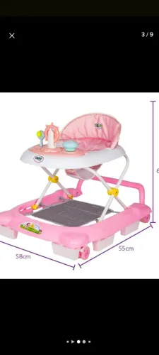Andador infantil musical , rosa