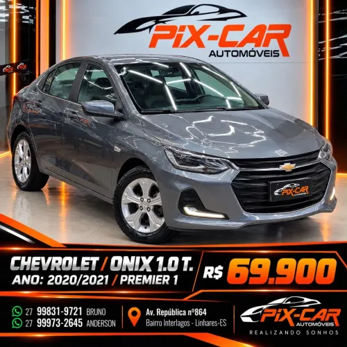 Chevrolet Onix Sedan Plus Premier 1.0 12V TB Flex Aut. 4P 2021