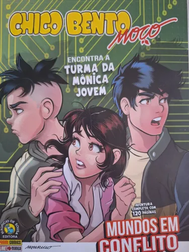 Revista Chico Bento moço n° 12- Mundos em conflito (Crossover com turma da Mônica Jovem)