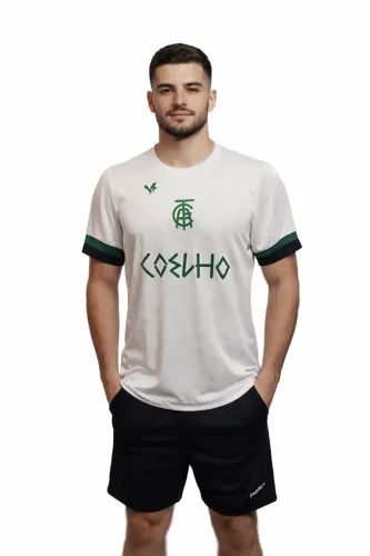 Camisa América MG Volt Aquecimento Futebol Coelho