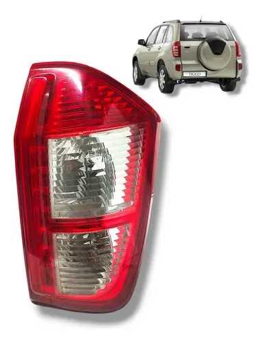 Lanterna Traseira Chery Tiggo Com Led 2013 A 2015 Direito Direito/passageiro Vermelho