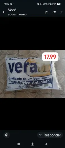 Travesseiro super confortável 